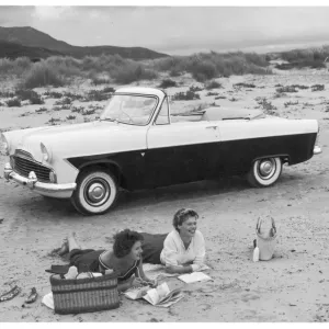 Picnic on the Beach Print Picnic on the Beach Print