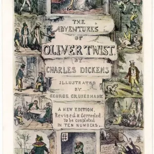 Oliver Twist Print, Engraving Oliver Twist Print, Engraving