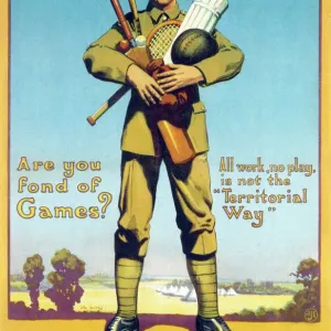 Territorial Army Print: Join and Keep Playing Territorial Army Print: Join and Keep Playing