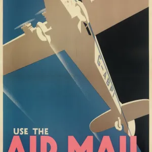 Utilice el cartel de correo aéreo Utilice el cartel de correo aéreo