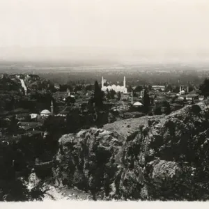 Vista panorámica de Bursa, Turquía. Vista panorámica de Bursa, Turquía.