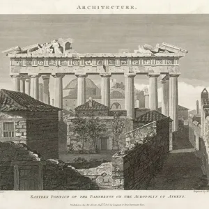 The Eastern Portico of the Parthenon Print The Eastern Portico of the Parthenon Print