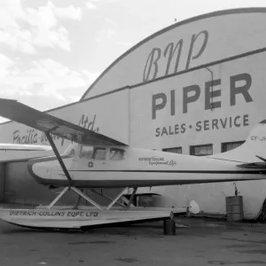 Cessna 170 CF-JHY Print circa 1960 Cessna 170 CF-JHY Print circa 1960