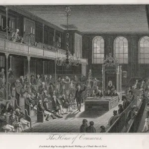 William Pitt in the Commons 1804 Print