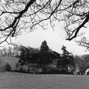 Plas Meredith Print, Montgomeryshire, Wales 1960s Plas Meredith Print, Montgomeryshire, Wales 1960s