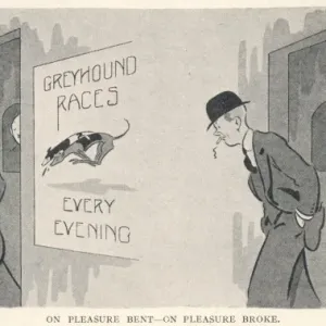 Greyhound Racing Disappointment Print Greyhound Racing Disappointment Print