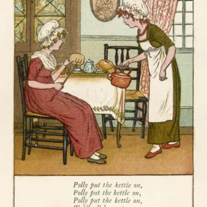 Mary Evans Print: Polly Put the Kettle On