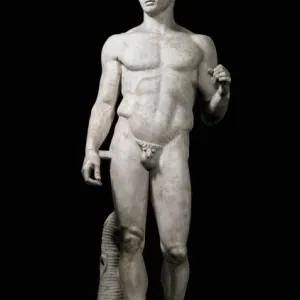 Polyclitus' Doryphoros Print: Roman Marble Copy (1st c. BC) Polyclitus' Doryphoros Print: Roman Marble Copy (1st c. BC)