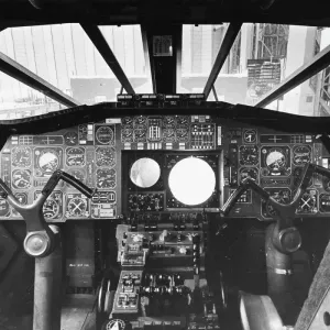 Concorde 002 Cockpit Mock-up Print, Filton, Bristol