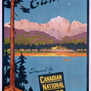 Canadian National Railways Print: See Canada Via CNR