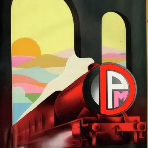 1936 Art Deco Train Print Advertising DPM Manifolds 1936 Art Deco Train Print Advertising DPM Manifolds