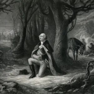 The Prayer at Valley Forge Print, 1866 The Prayer at Valley Forge Print, 1866