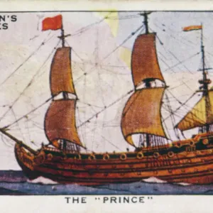 Print of Prince Sailing Ship