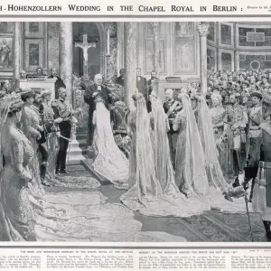 Prussian Royal Wedding Print: Victoria Louise's 1913 Union Prussian Royal Wedding Print: Victoria Louise's 1913 Union