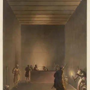 Print of the Great Pyramid's Inner Chamber Print of the Great Pyramid's Inner Chamber