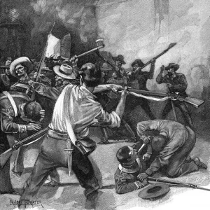 The Fall of the Alamo Print, March 1836 The Fall of the Alamo Print, March 1836