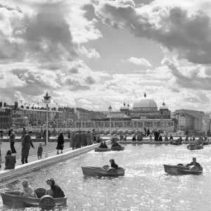Rhyl 1950s Boating Lake Print Rhyl 1950s Boating Lake Print