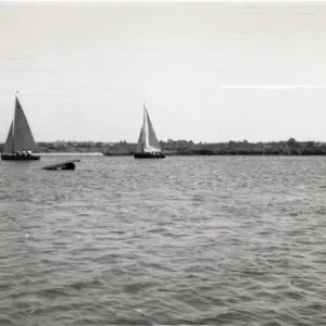 Vintage Print of The River Crouch near Hullbridge Vintage Print of The River Crouch near Hullbridge
