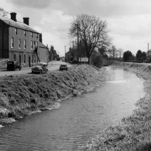 RIVER NENE Print - Upwell, Norfolk, England 1950s
