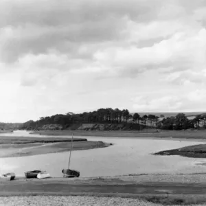 Early 1960s Print of The River Otter, Devon