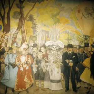 Diego Rivera's Dream of a Sunday Afternoon Print, 1947-1948 Diego Rivera's Dream of a Sunday Afternoon Print, 1947-1948