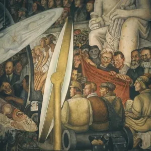 Diego Rivera's Man, Controller of the Universe Print (1934)