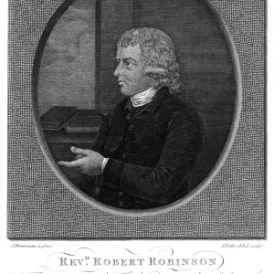 Print of Robert Robinson, 18th-century churchman Print of Robert Robinson, 18th-century churchman