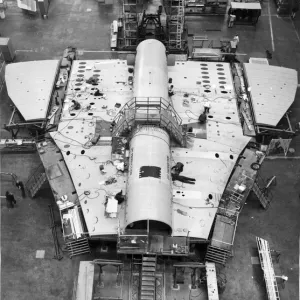 The Second Production Concorde Taking Shape at Filton Print The Second Production Concorde Taking Shape at Filton Print