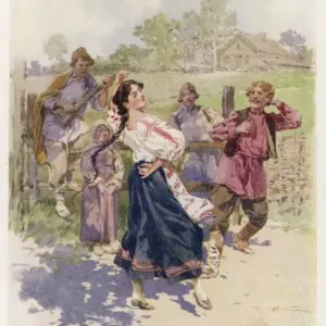 Russian Peasant Dance Print Russian Peasant Dance Print