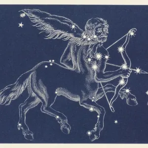 Sagittarius Constellation Print Sagittarius Constellation Print