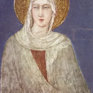 Simone Martini's Saint Clare Print, circa 1910s Simone Martini's Saint Clare Print, circa 1910s