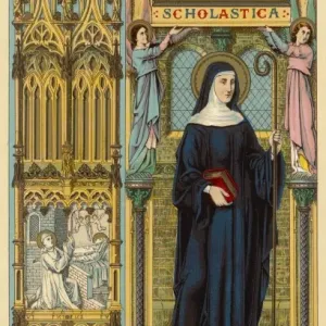 Santa Scholástica Santa Scholástica
