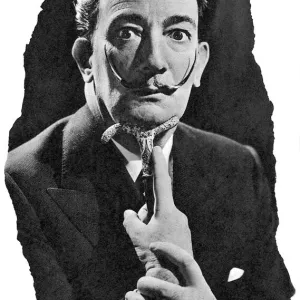 Salvador Dali Portrait Print, 1955