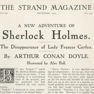 Sherlock Holmes Print: The Disappearance of Lady Frances Carfax Sherlock Holmes Print: The Disappearance of Lady Frances Carfax