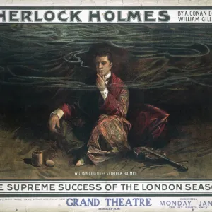 Sherlock Holmes Theatre Print Sherlock Holmes Theatre Print