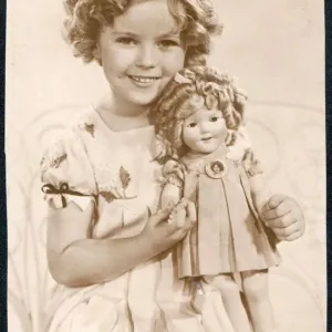Shirley Temple Print with Doll Shirley Temple Print with Doll