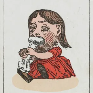 Miss Bones the Butcher's Daughter Print, 1861 Miss Bones the Butcher's Daughter Print, 1861