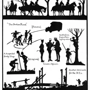 Silhouettes from the Somme Print, 1918 Silhouettes from the Somme Print, 1918