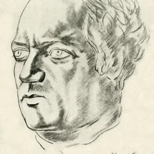 Sir Jacob Epstein Sculptor Print 1880-1959 Sir Jacob Epstein Sculptor Print 1880-1959