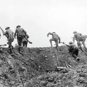 The Somme 1916 Print, A Scene from the Battle The Somme 1916 Print, A Scene from the Battle