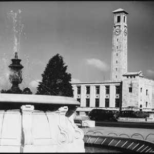 Print of Southampton Civic Centre, 1930s Print of Southampton Civic Centre, 1930s