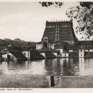 El templo de Sree Padmanabhaswamy en Tiruvananthapuram, India El templo de Sree Padmanabhaswamy en Tiruvananthapuram, India