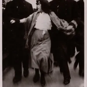 Suffragette Arrest, Palace Yard, 13th February 1907 Print Suffragette Arrest, Palace Yard, 13th February 1907 Print