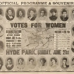 Mary Evans Prints Online: 1908 Suffragette Rally Print Mary Evans Prints Online: 1908 Suffragette Rally Print