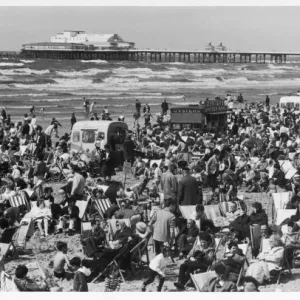 Blackpool Beach Summer Print 1979 Blackpool Beach Summer Print 1979
