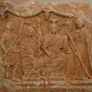 Taurobolium Altar Print, 360-370 AD Taurobolium Altar Print, 360-370 AD