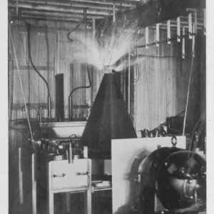 Tesla Coil Discharge Print Tesla Coil Discharge Print