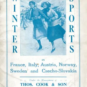 Portada del folleto de viajes Thomas Cook Portada del folleto de viajes Thomas Cook