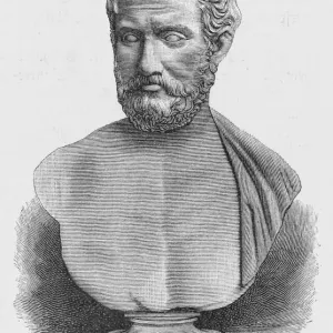 Thucydides Print - Bust of Greek Historian Thucydides Print - Bust of Greek Historian