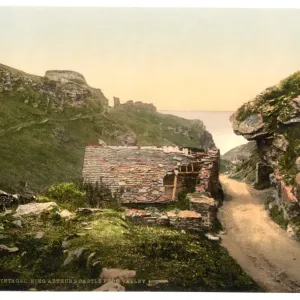Tintagel Castle Print, Cornwall, England (ca. 1890-1900) Tintagel Castle Print, Cornwall, England (ca. 1890-1900)